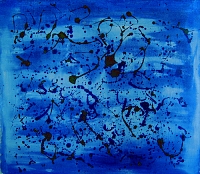 Hommage  Jackson Pollock / Blue Moon Stuttgart 