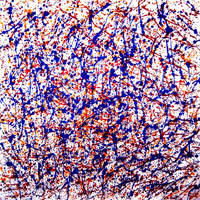 Hommage à Jackson Pollock - Blue Moon